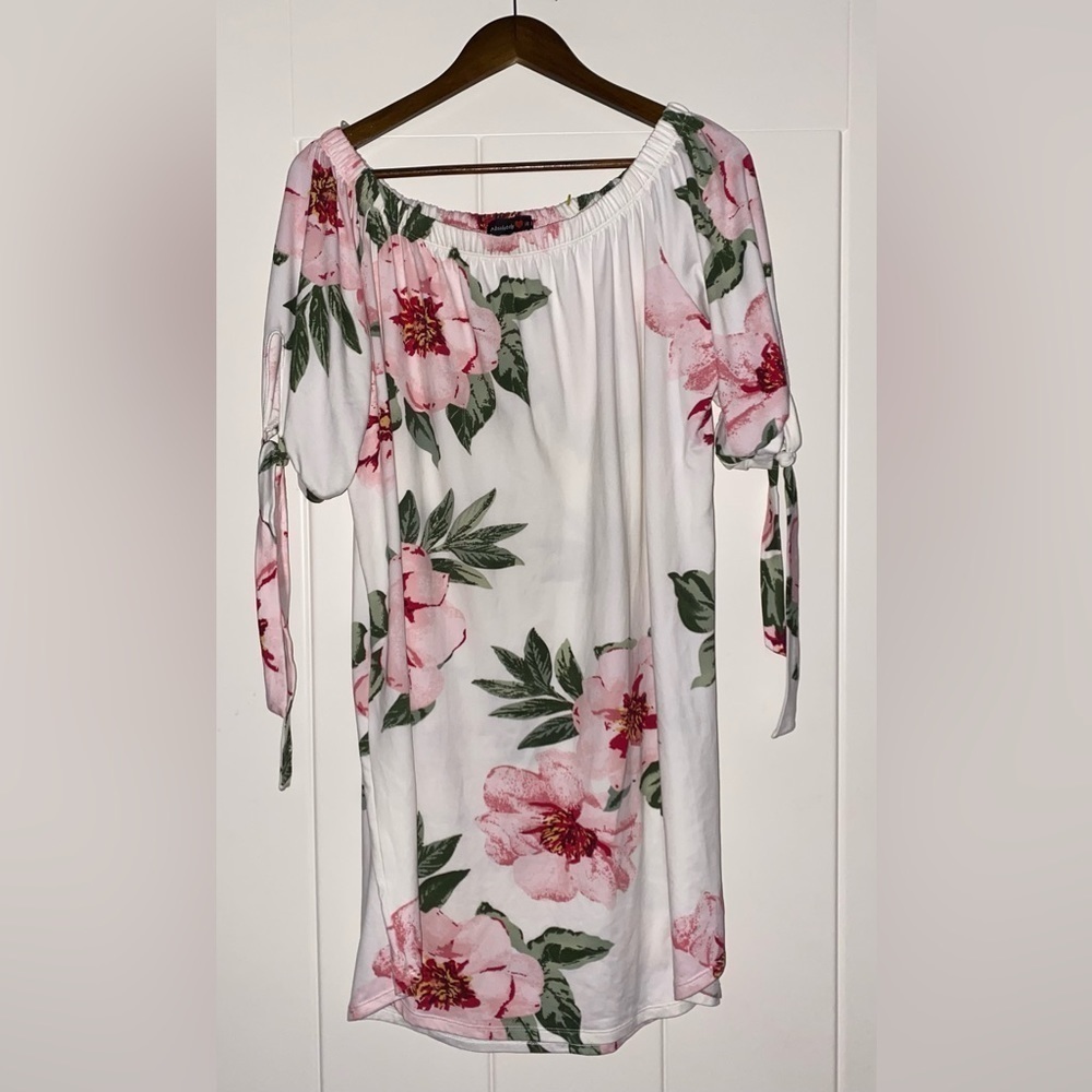Absolutely Love It Women Off Shoulder Floral Mini Dress 2xl Fairycore Cottage - Picture 5 of 6